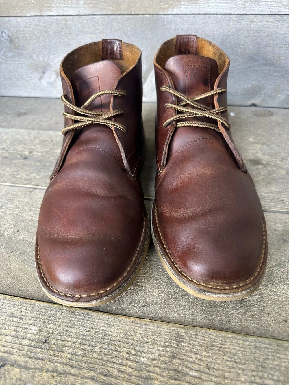 Red Wing Weekender Chukka Boots 3322 Mens Size 9.5 D Copper Leather MADE IN USA